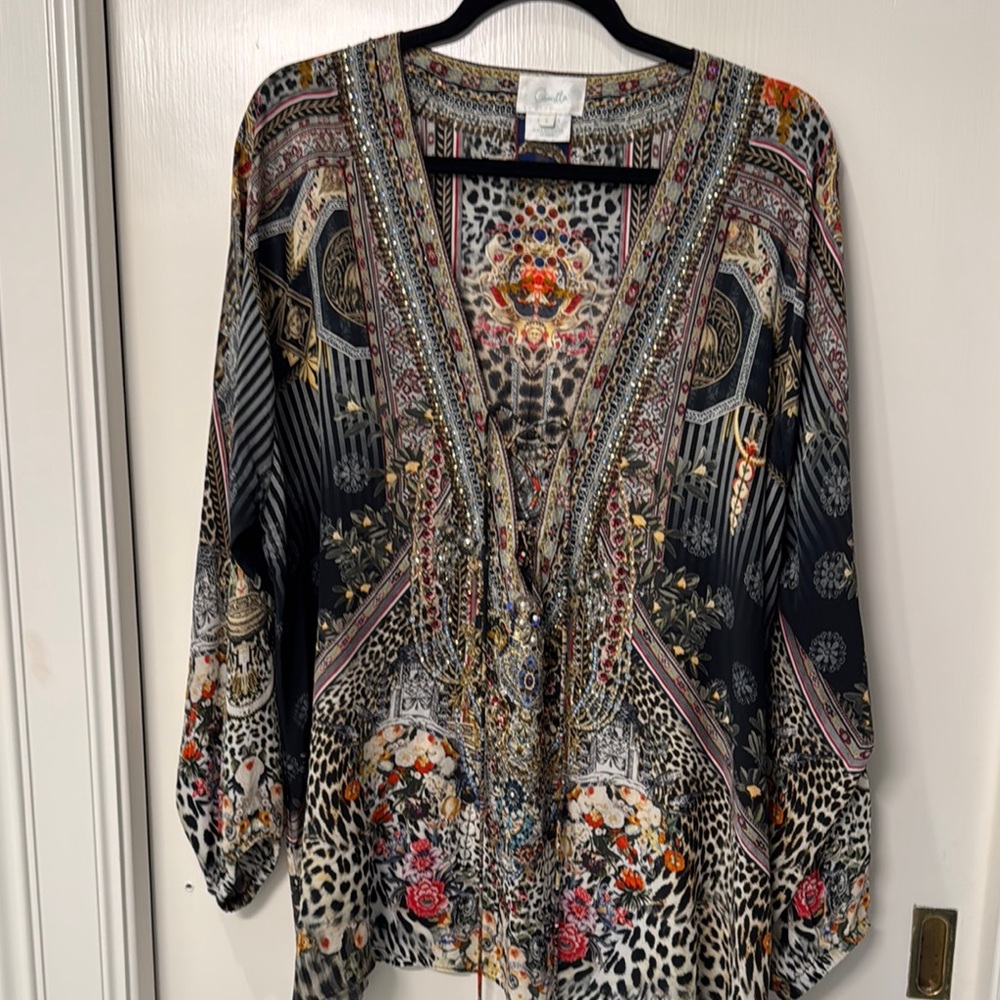 Camilla Bohemian Silk Top